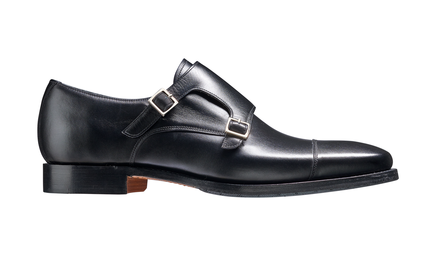 Edison - Black Calf - Monk Strap Shoe