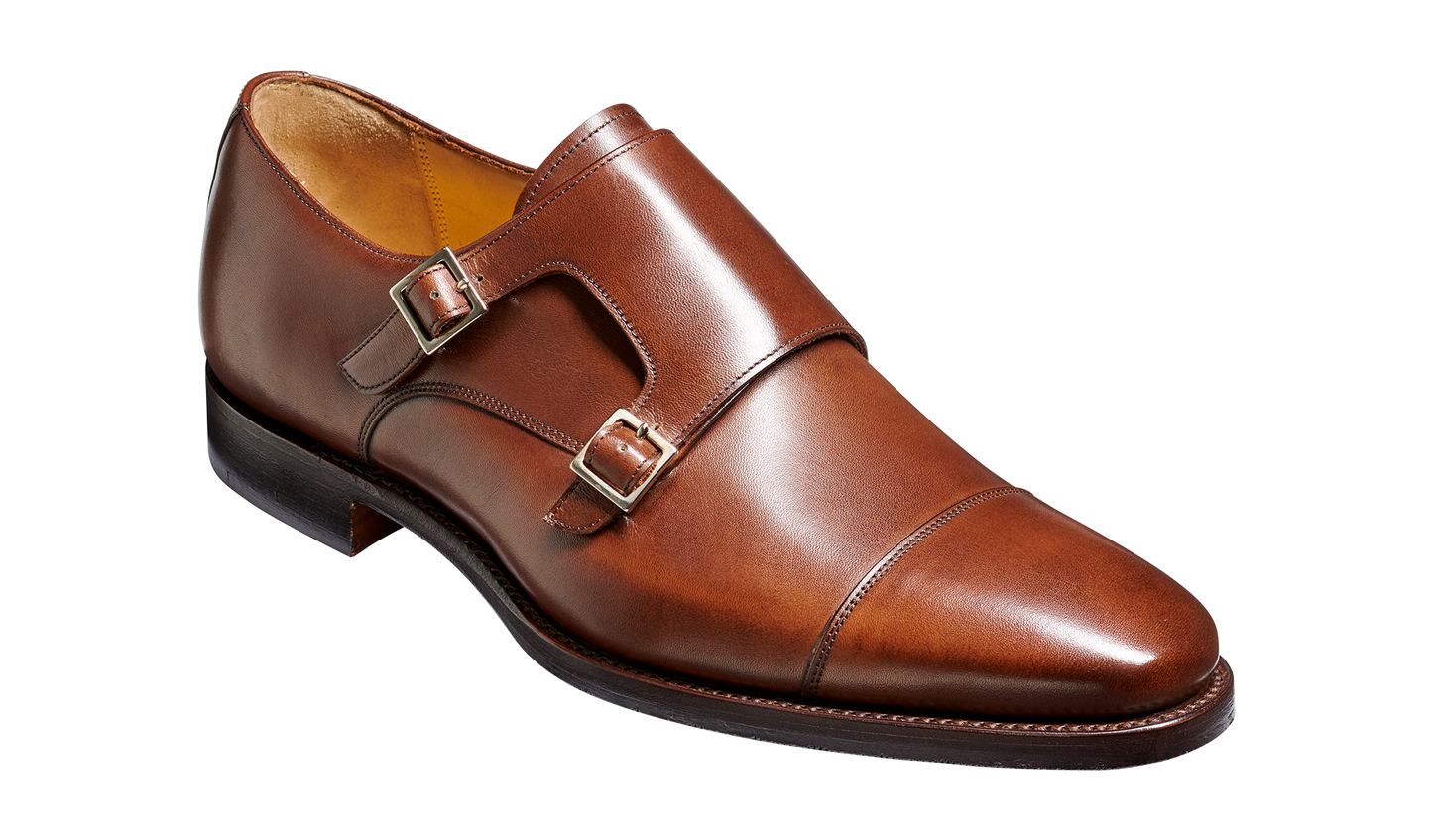 Edison - Dark Walnut Calf Monk Strap