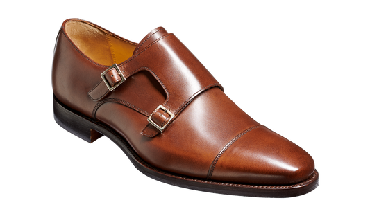 Edison - Dark Walnut Calf Monk Strap