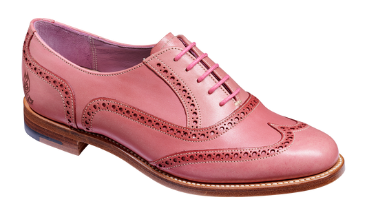 Santina - Pink / Glitter Crust Brogue