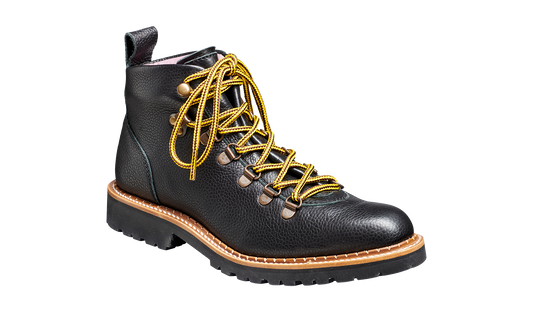 Julie - Black Grain Hiking Boot