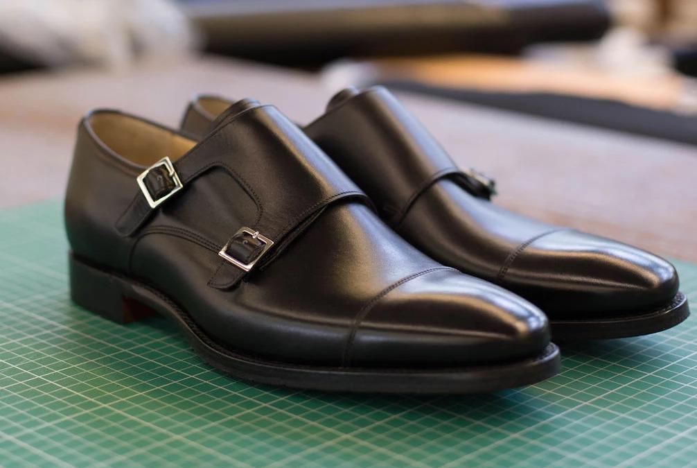 Edison - Black Calf - Monk Strap Shoe