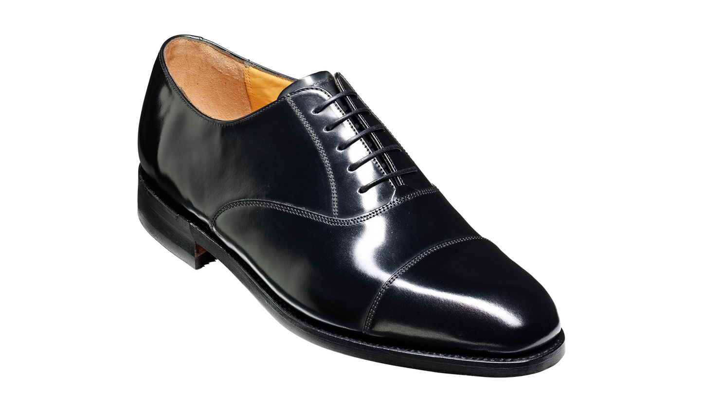 Arnold - Black Hi-Shine Oxford Shoe