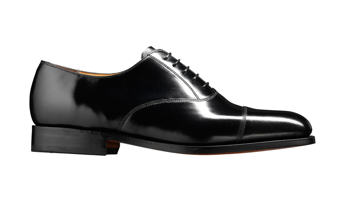 Arnold - Black Hi-Shine Oxford Shoe