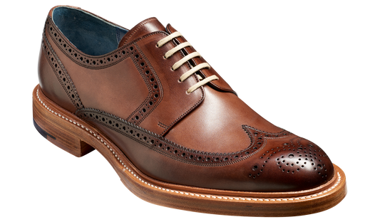 Bailey - Ebony Hand Painted - Derby Shoe Men