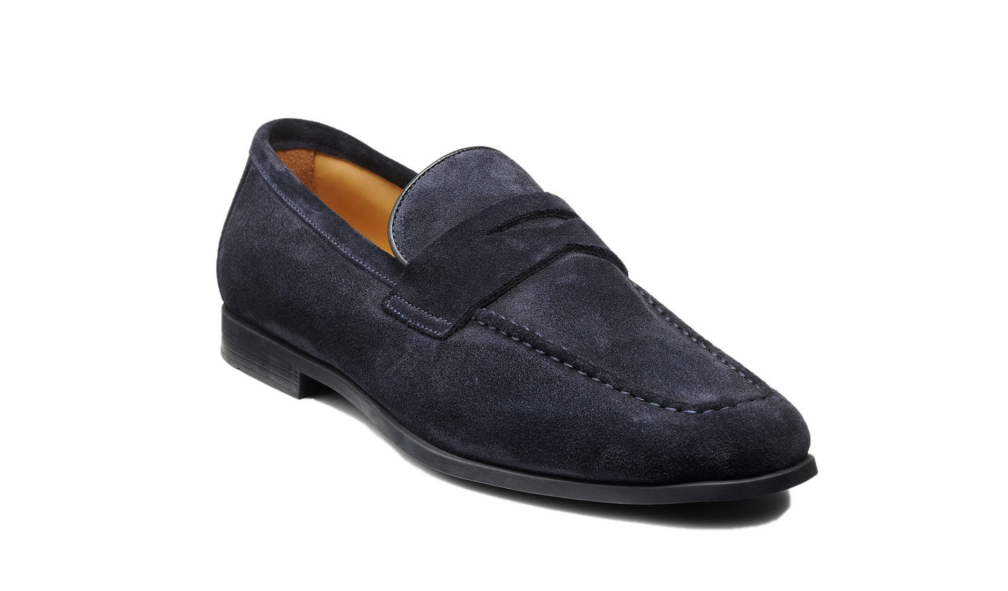 Capri - Navy Suede