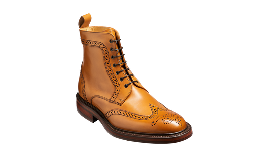 Calder - Cedar Calf Wing-cap Boot