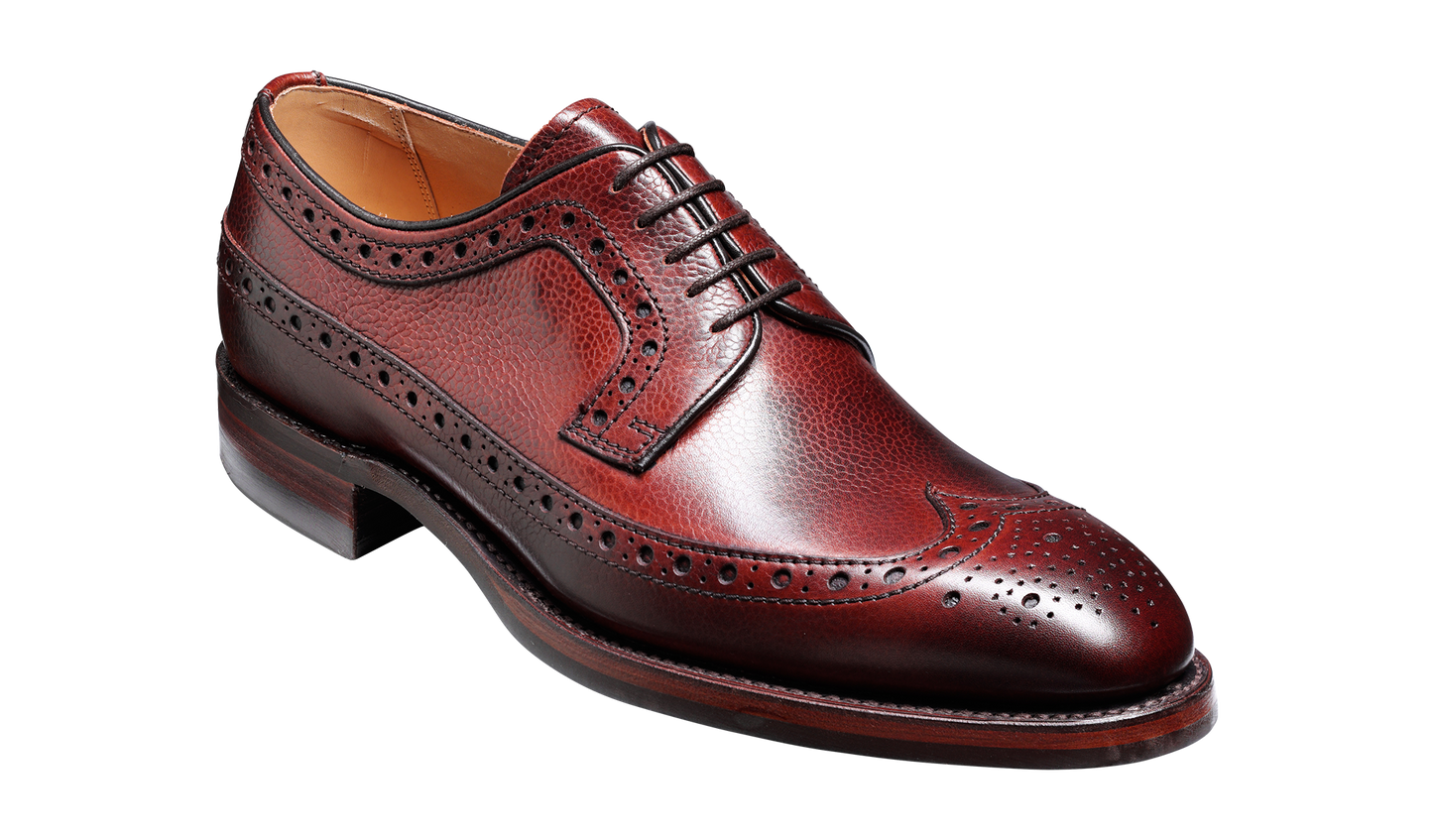 Calvay - Cherry Grain Longwing Brogue