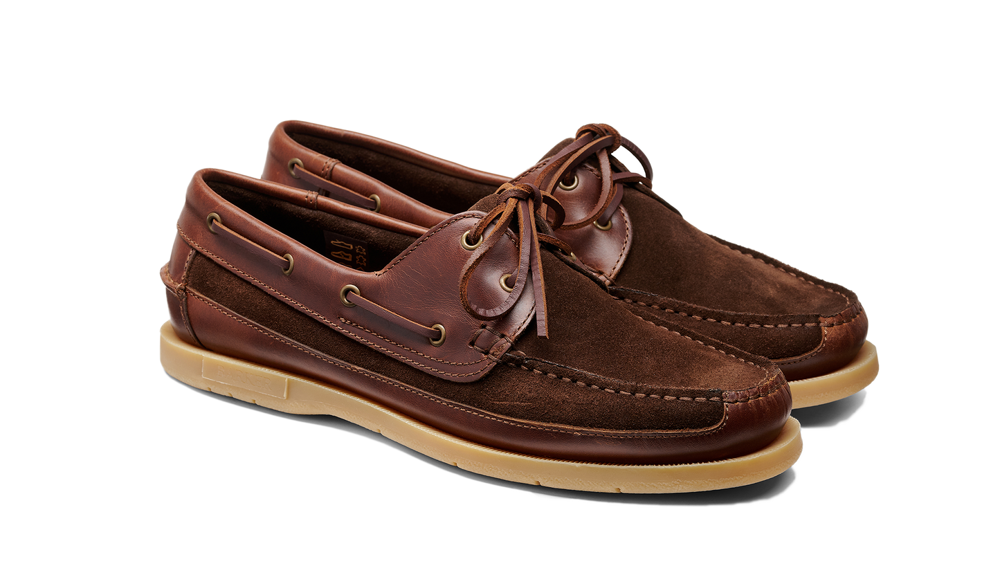 Dexter - Cognac Leather Coffee Suede