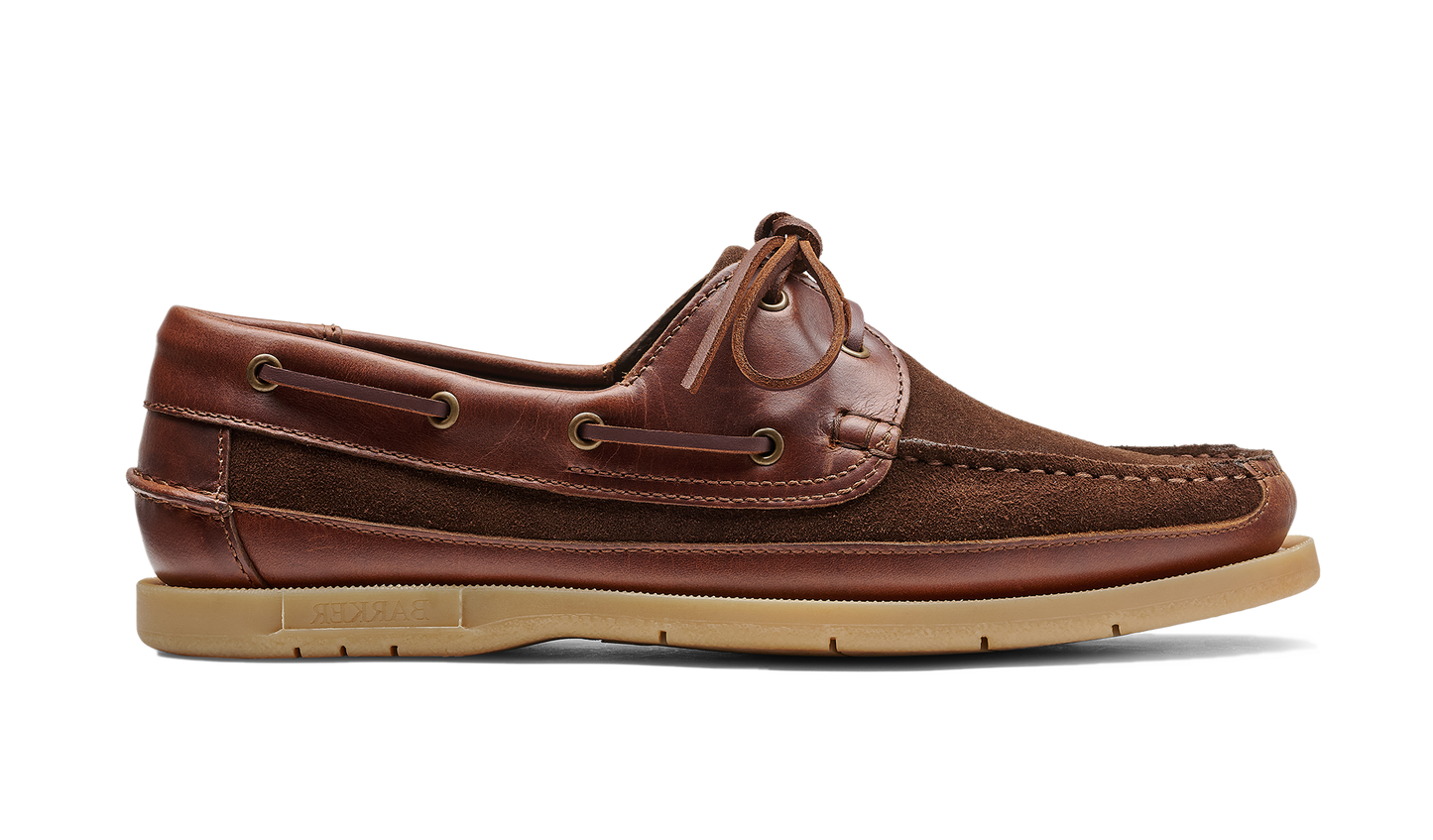 Dexter - Cognac Leather Coffee Suede