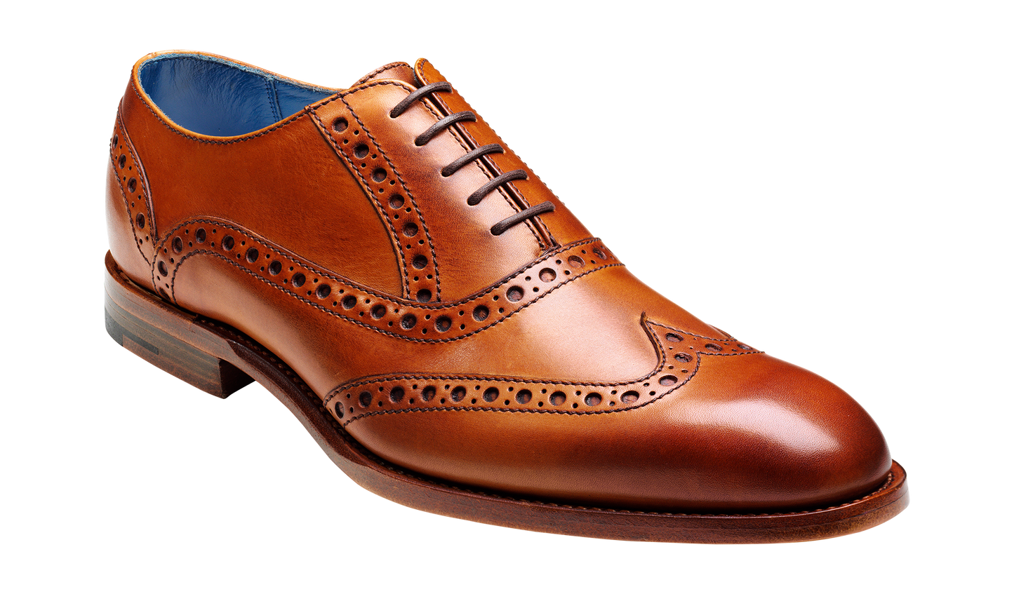 Grant - Cedar Calf Mens Brogue Shoe