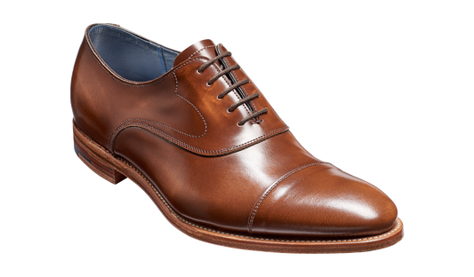 Hartley - Cedar Hi-Shine Oxford toe-cap Shoe