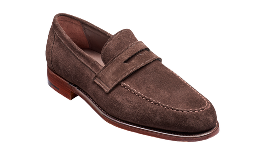 Jevington - Bitter Choc Suede Loafer