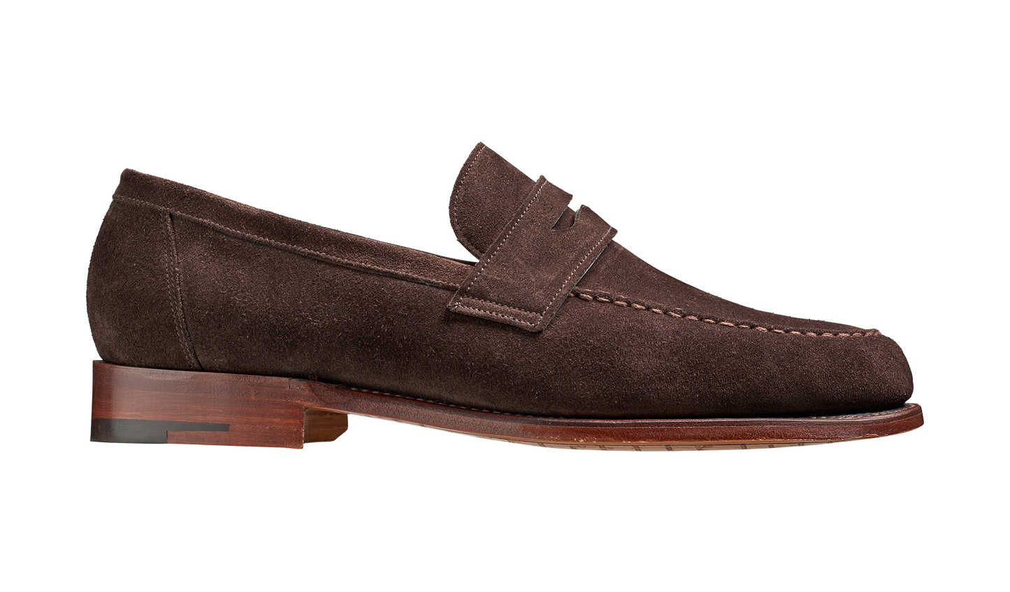 Jevington - Bitter Choc Suede Loafer