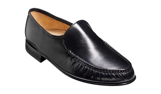 Laurence - Black Kid Loafer