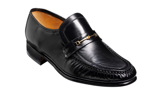 Laurie - Black Kid Loafer