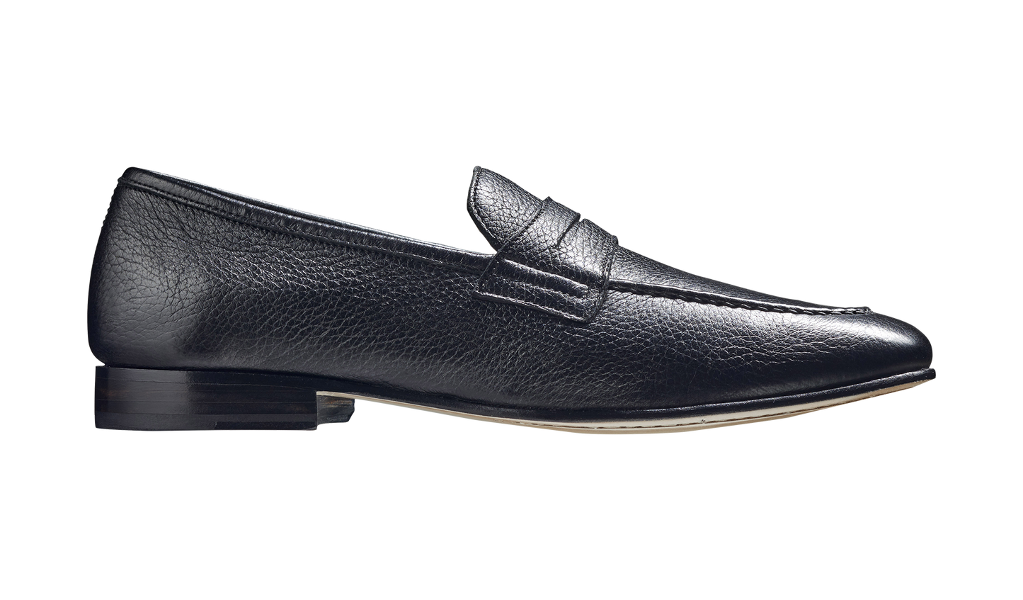 Ledley - Black Deerskin Loafer