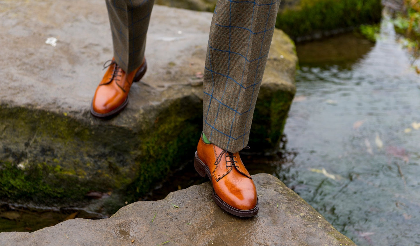 Nairn - Cedar Grain Derby Shoes