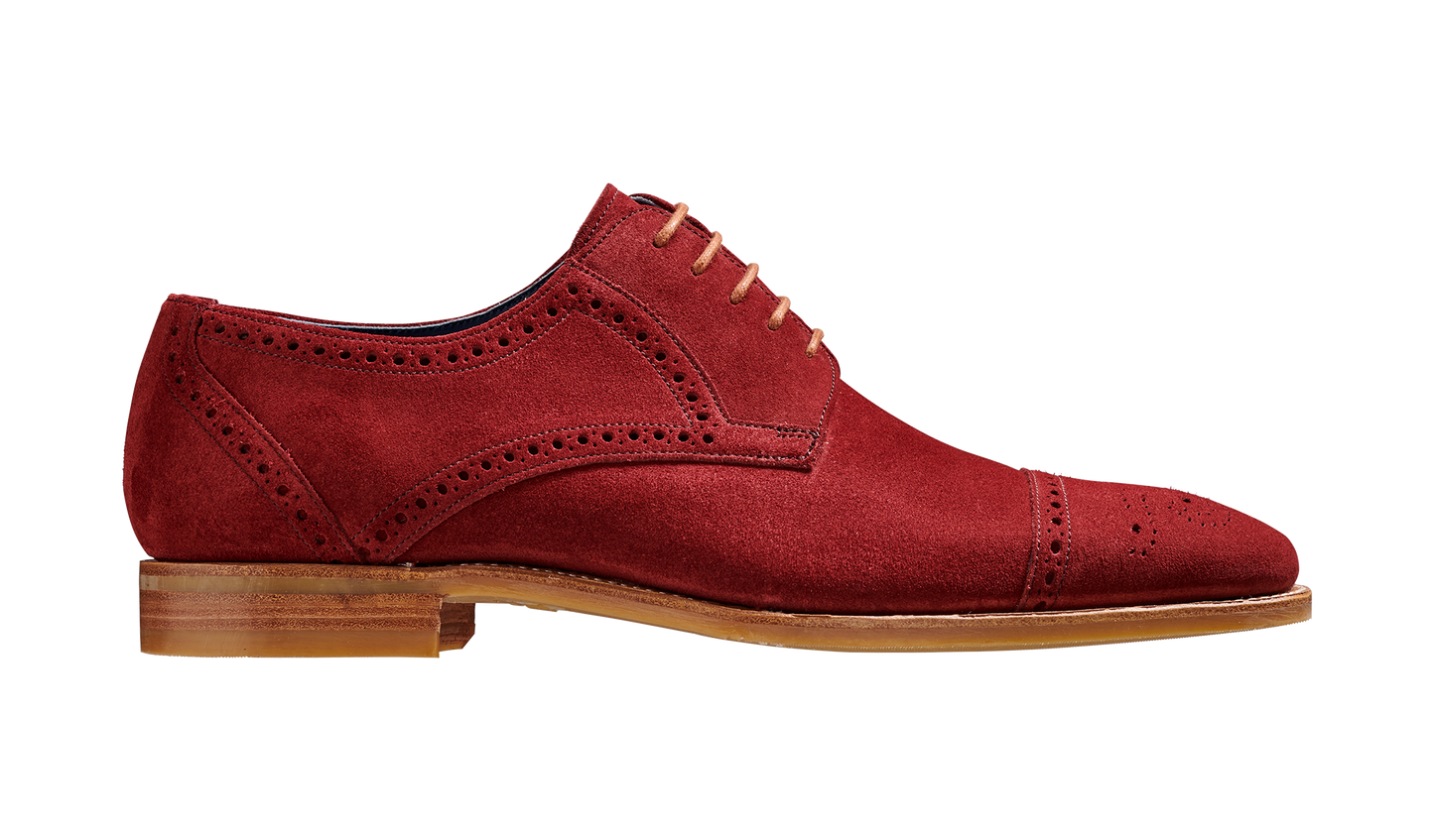 Nixon - Burgundy Suede Brogue