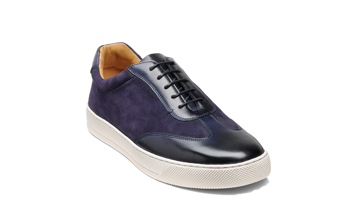 Stig - Navy Suede Calf