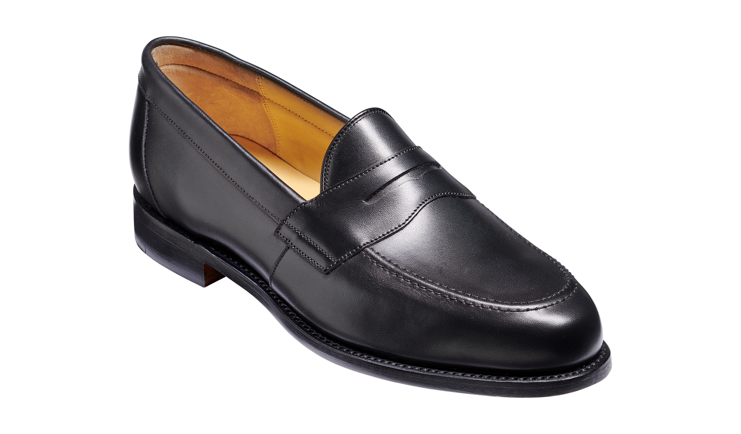 Portsmouth - Black Calf Penny Loafer