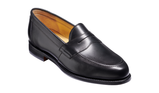 Portsmouth - Black Calf Penny Loafer