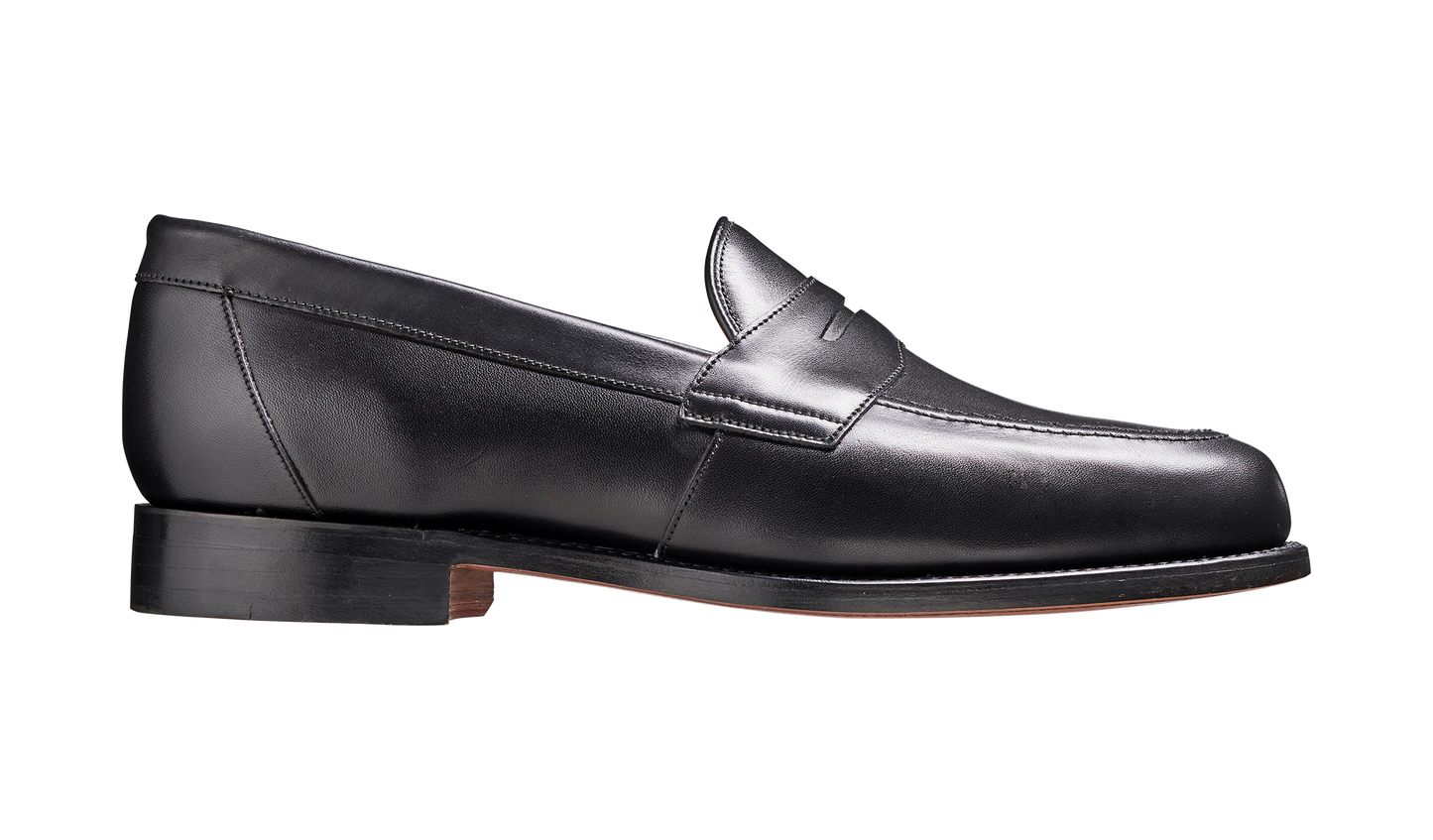 Portsmouth - Black Calf Penny Loafer