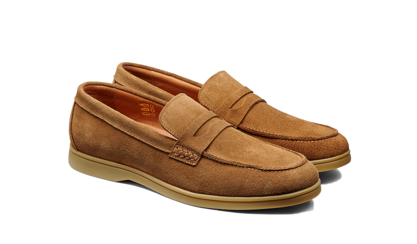 Santiago - Tan Suede Caramel Sole