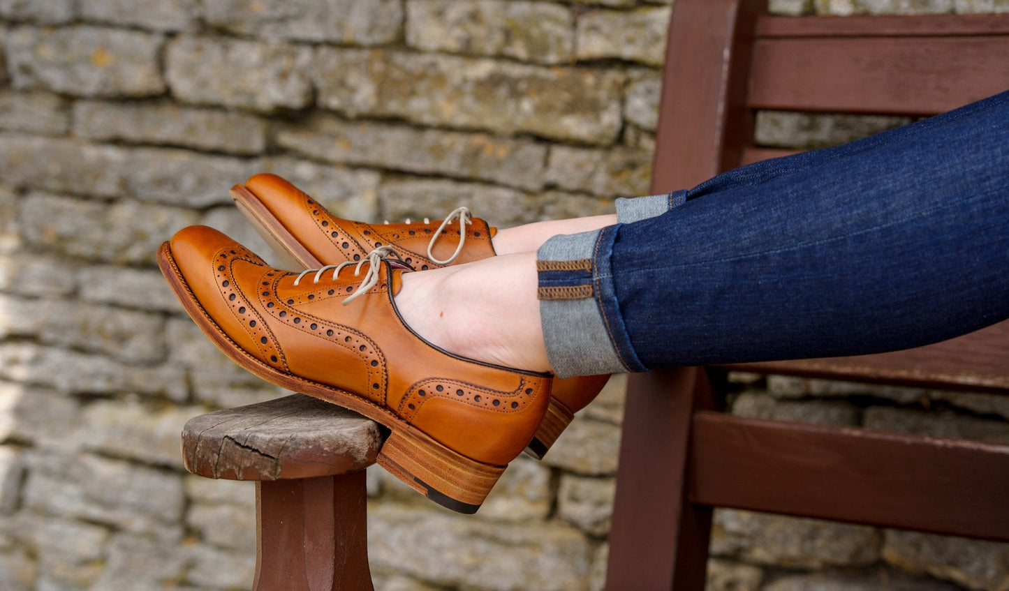 Sloane - Cedar Calf Brogue