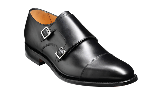 Tunstall - Black Calf Monk Strap