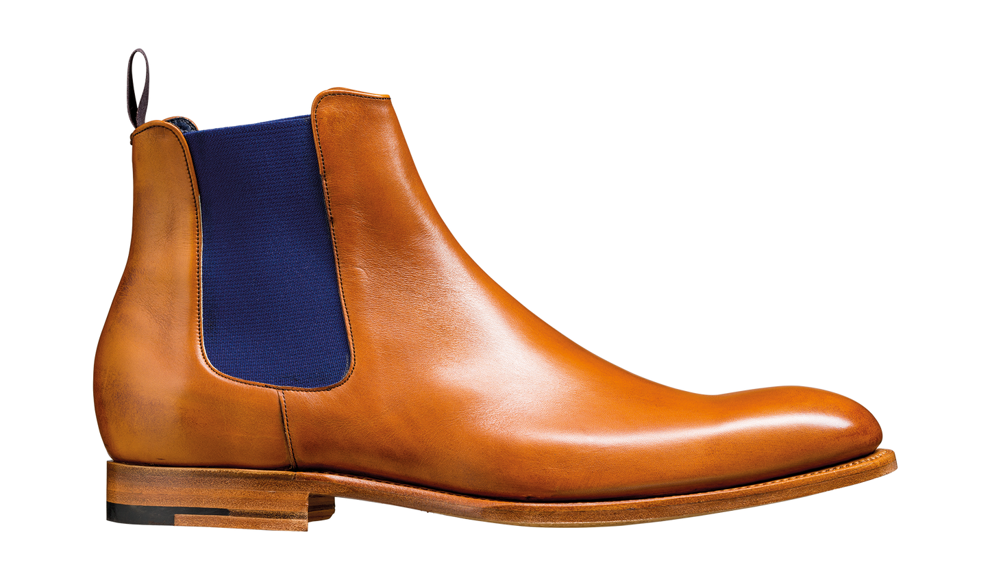 Violet - Cedar Calf / Blue Elastic Boot